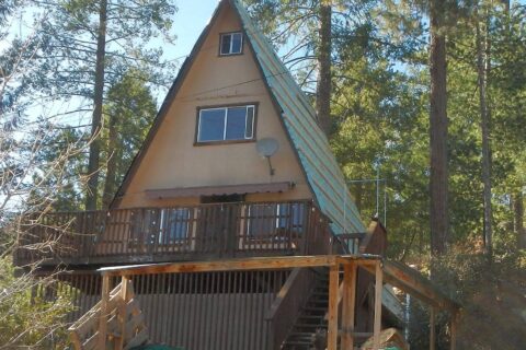 Day2: Older Summerhaven cabin & trees that survived fires