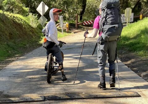 2026: Chris (LPFA) on bike remembered Ranger Cindy