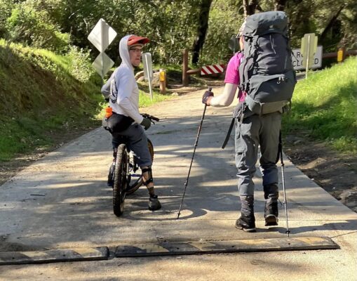 2026: Chris (LPFA) on bike remembered Ranger Cindy