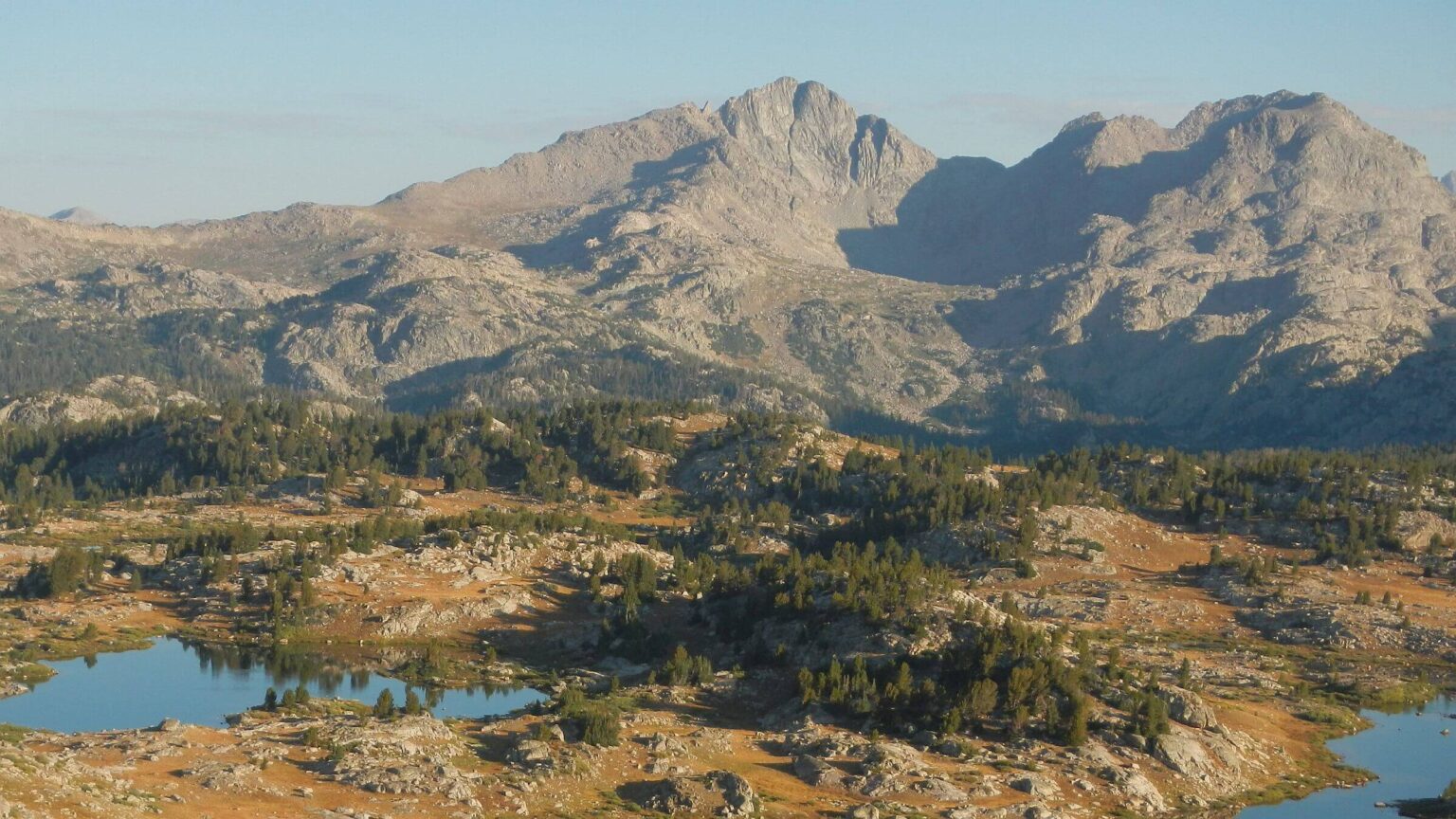 Bridger Wilderness, Mount Lester above Bald Mountain Basin, September 2025