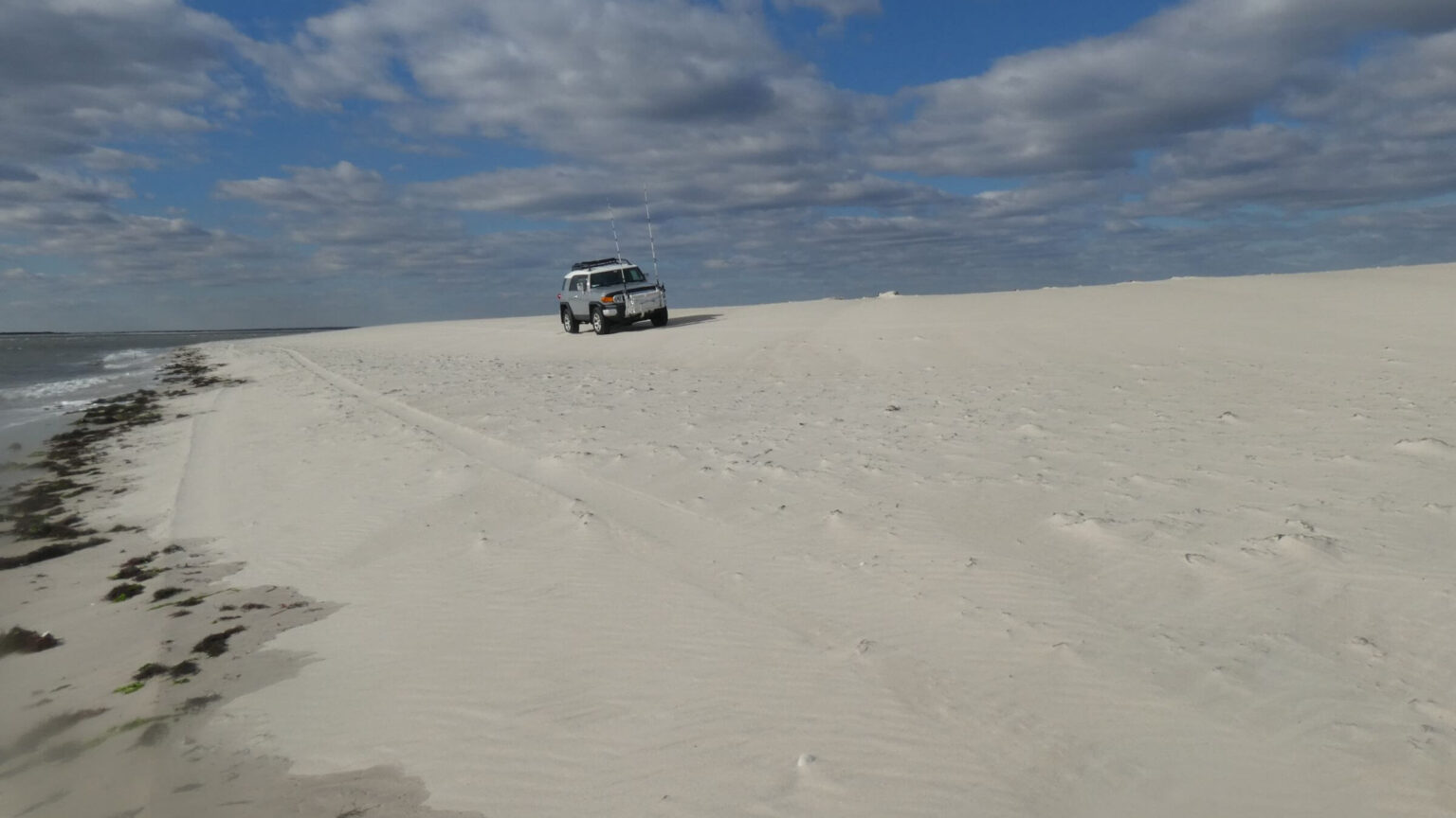 Brigantine Wilderness, surf-fishing vehicle, November