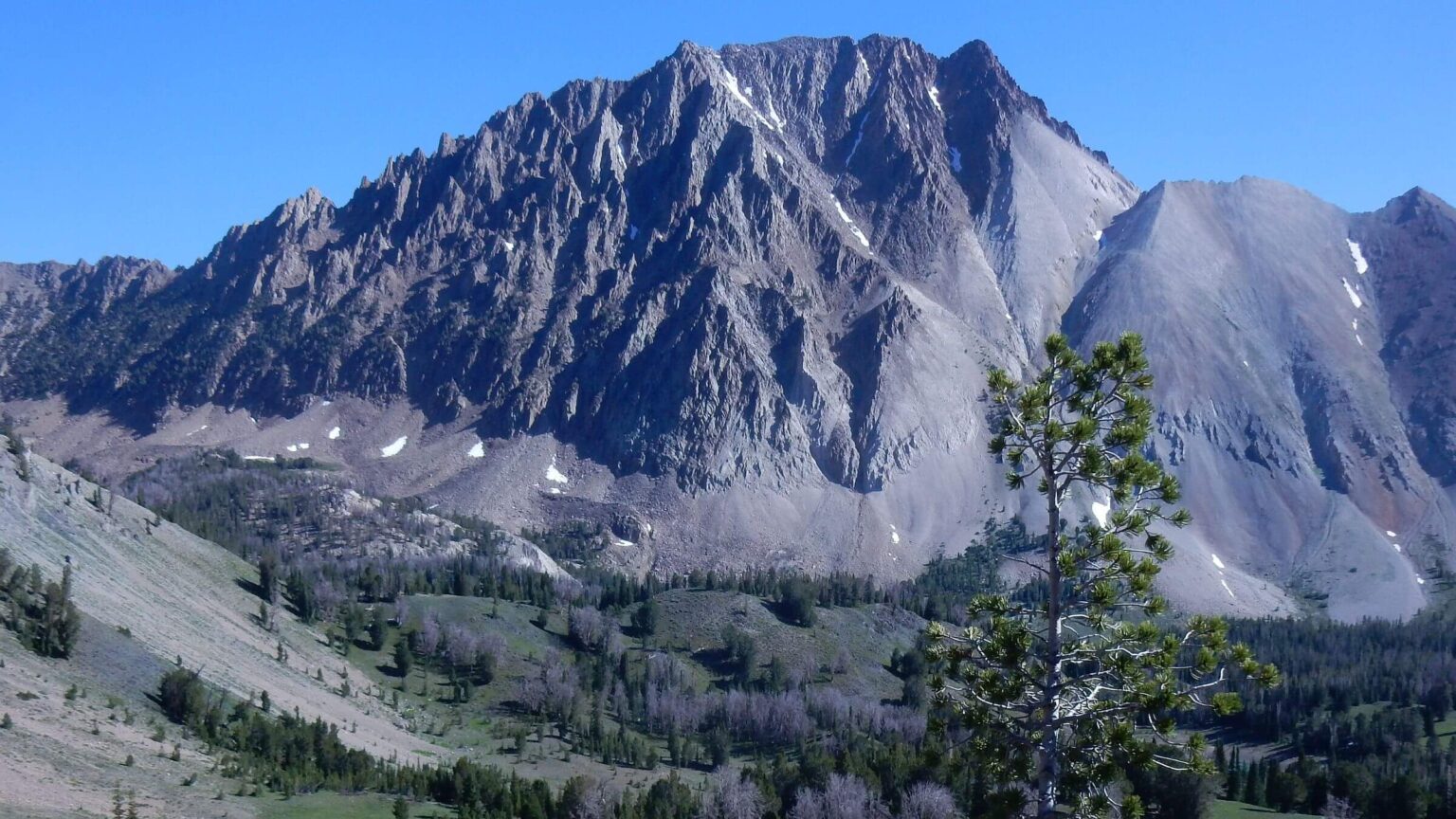 Cecil D. Andrus-White Clouds Wilderness, Castle Peak, July