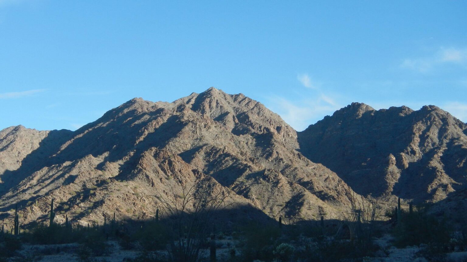 Cabeza Prieta Wilderness, backpacking, Buck Peak area, February