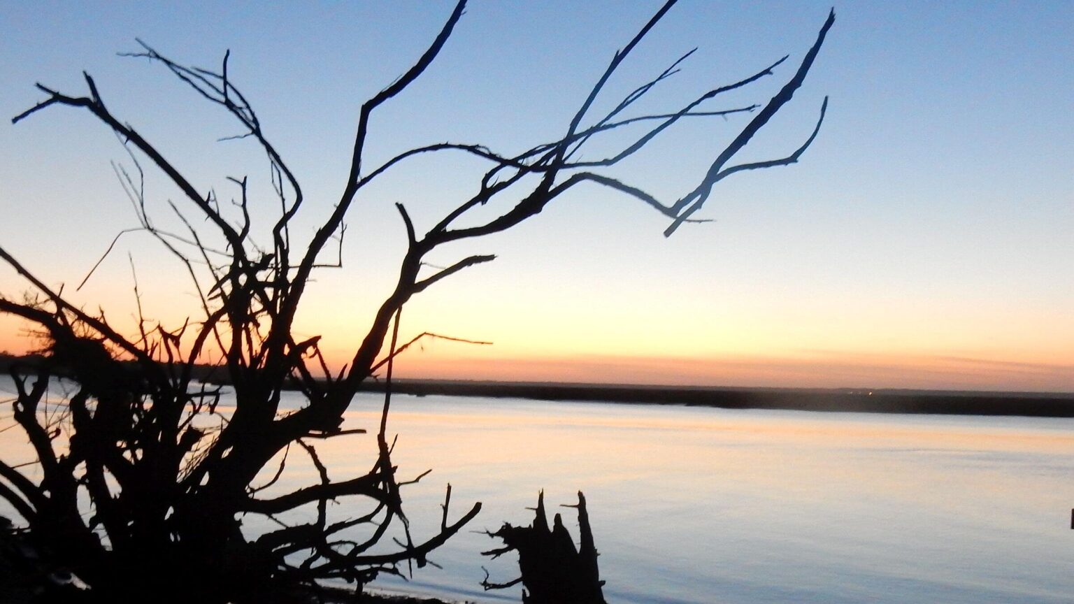 Cumberland Island Wilderness, Brickhill River sunset, November