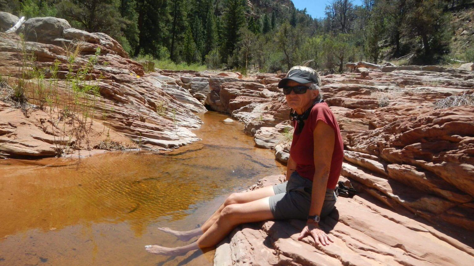 Dark Canyon Wilderness, lower Woodenshoe Canyon, May