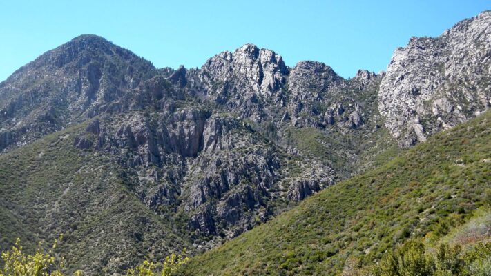 Four Peaks Wilderness, backpacking, Four Peaks ridge, April