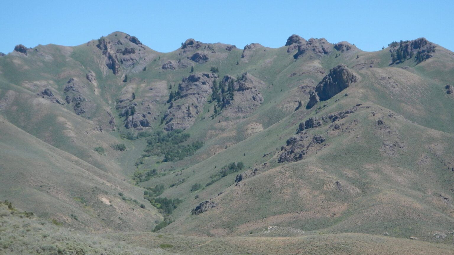 Pioneer Mountains (Idaho), Friedman Wilderness Study Area, August