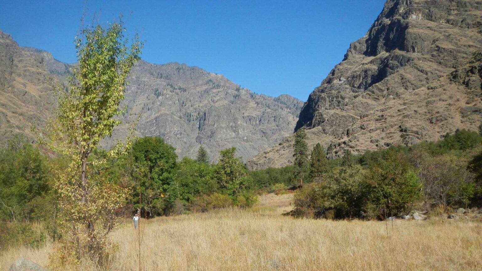 Hells Canyon Wilderness, Hibbs Ranch site, October