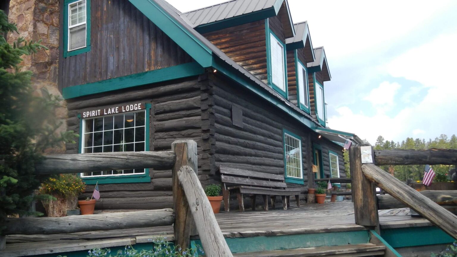 High Uintas Wilderness, Spirit Lake Lodge historic lodge, July2021