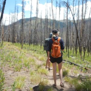 Frank: Middle Fork Salmon River, day hikers from Dagger Falls Trailhead