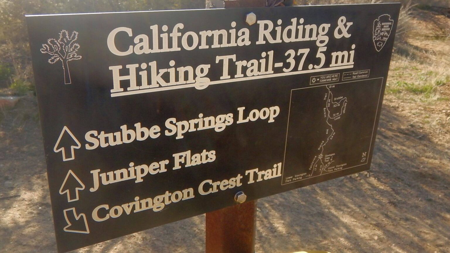 Joshua Tree Wilderness, California Riding & Hiking Trail, February