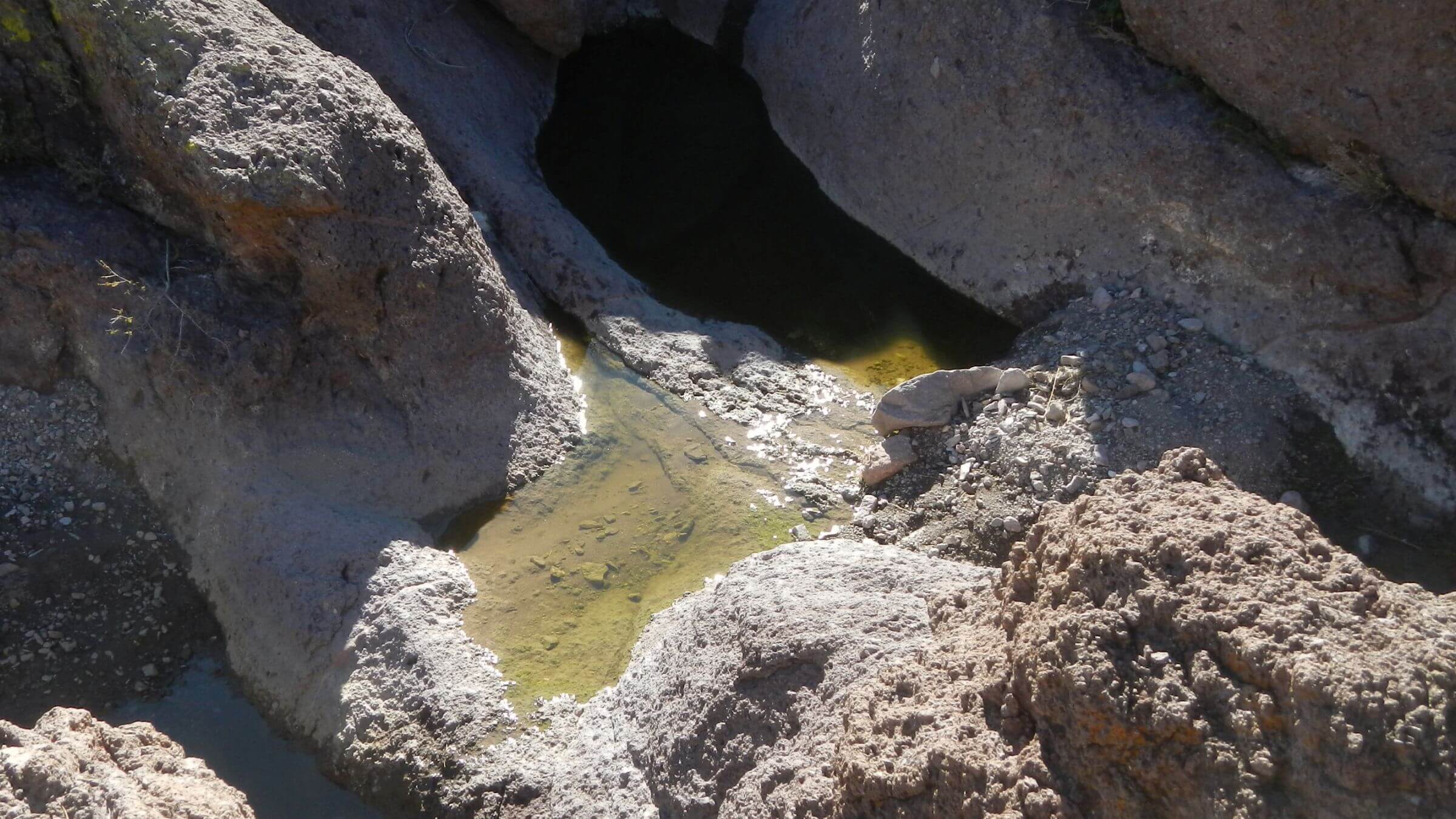 Kofa Wilderness backpacking, Squaw Tank, January