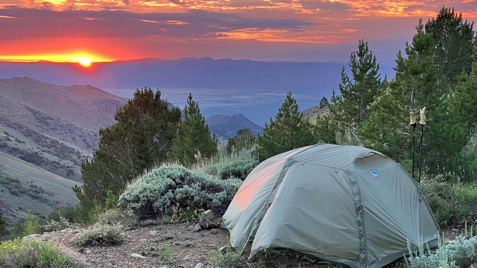 Toiyabe Crest: Ophir Pass sunrise, August 2023