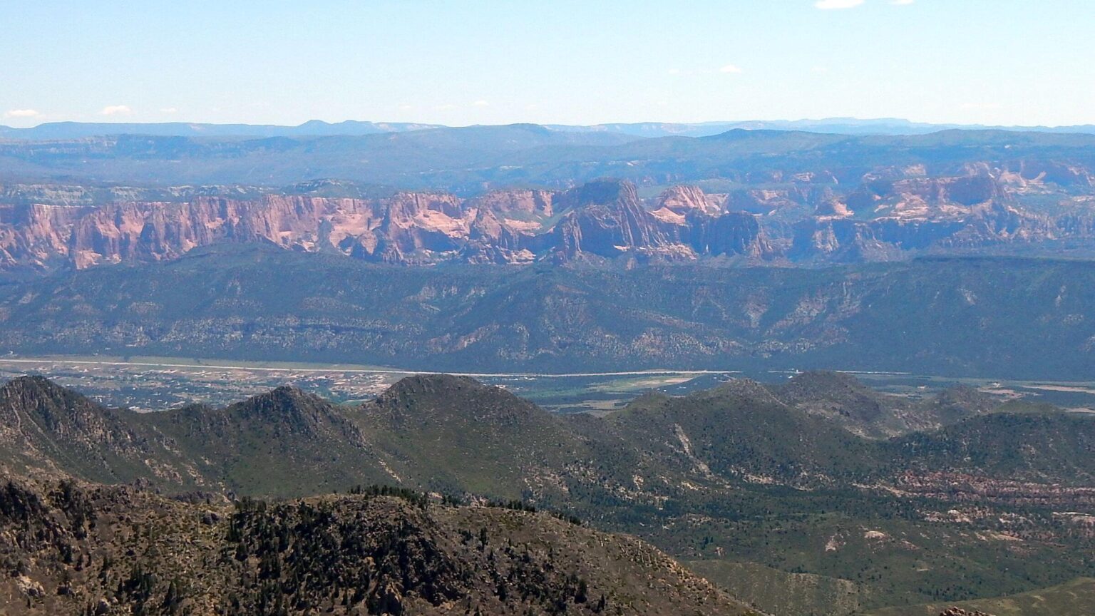 Pine Valley Mountain Wilderness, Kolob Canyons view in Zion NP, 2026 May