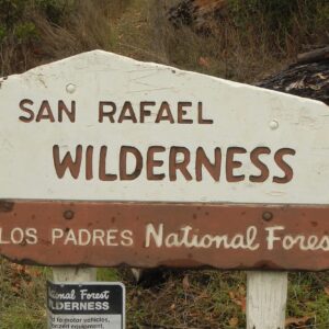 San Rafael Wilderness, sign, February 2025