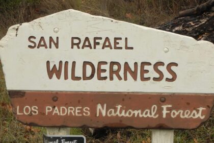 San Rafael Wilderness, sign, February 2025