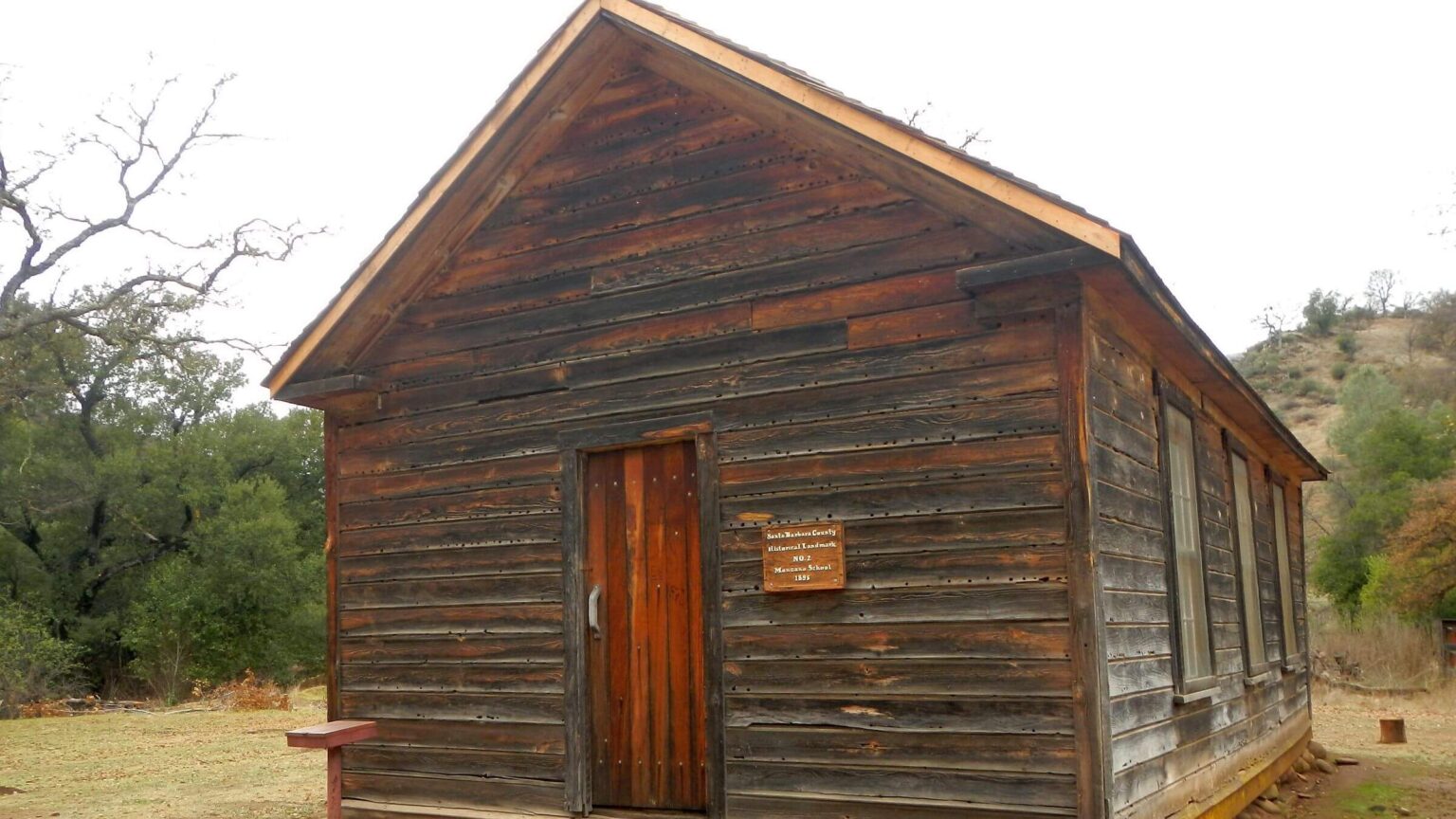 San Rafael Wilderness, Manzana schoolhouse, February 2025