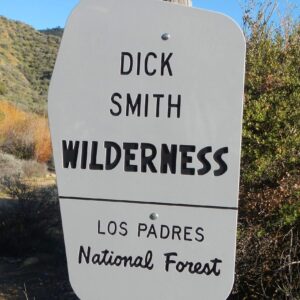 Dick Smith Wilderness, sign, March 2026