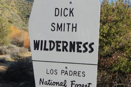 Dick Smith Wilderness, sign, March 2026