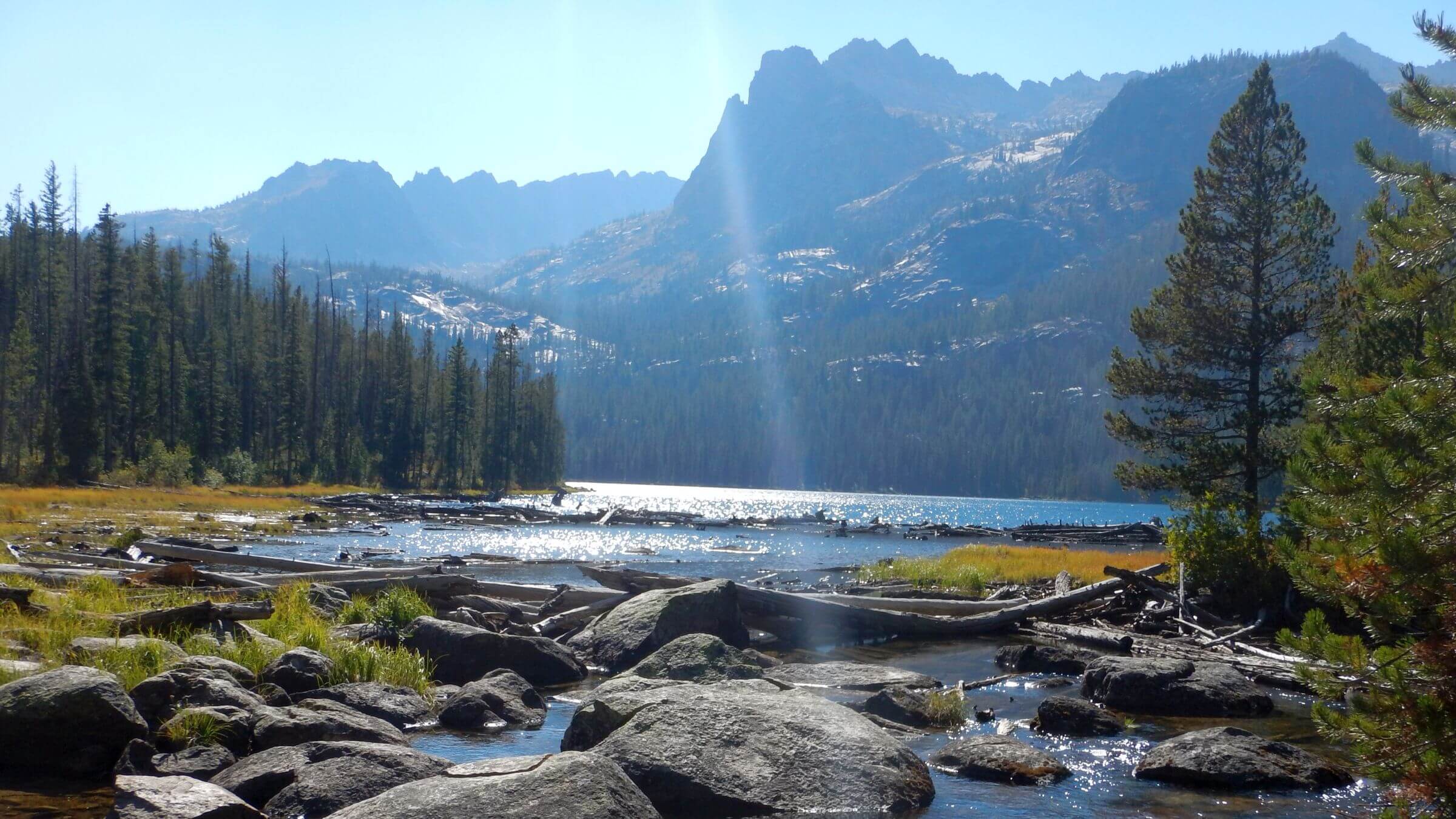 Sawtooth Wilderness, Hell Roaring Lake, September