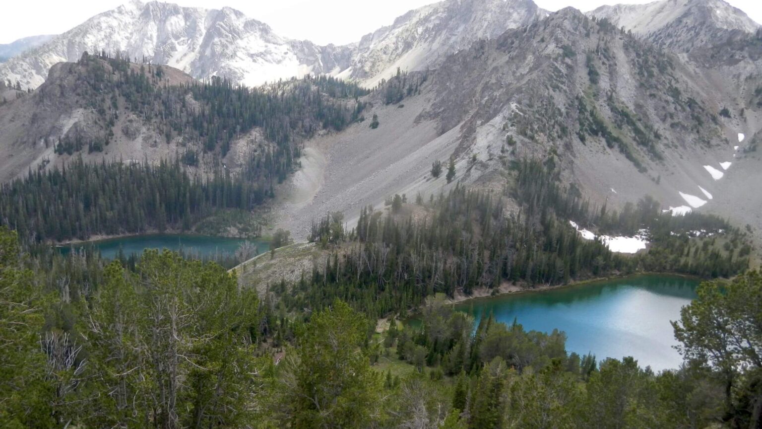 Smoky Mountains (Idaho), backpacking, Norton Lakes, July