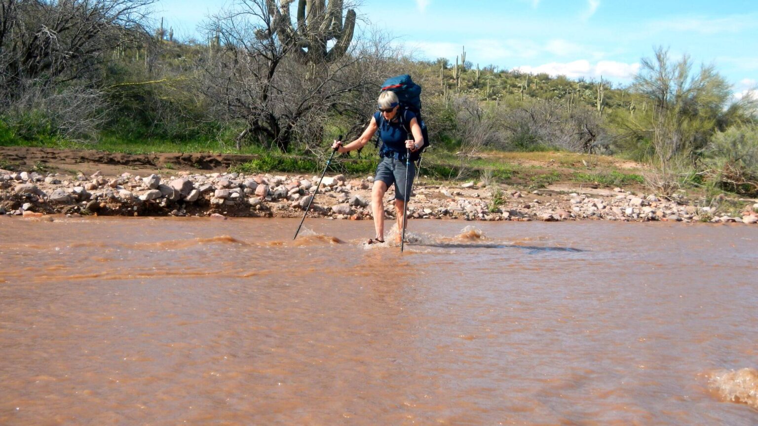 Superstition Wilderness, backpacking, Campaign Creek, March