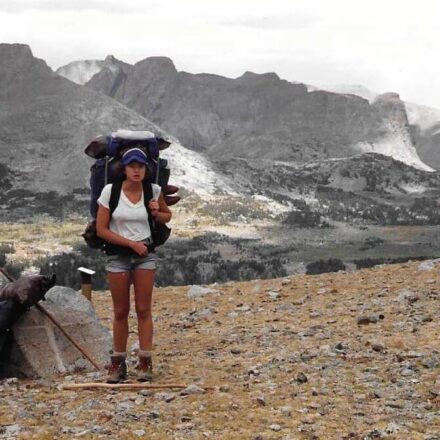 1988: Cindy maybe on Hailey Pass