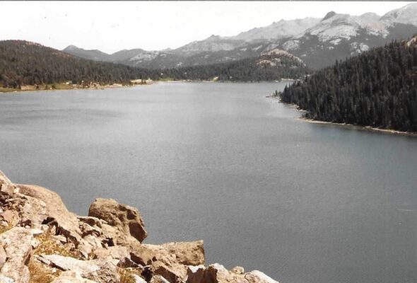1988: Probably Grave Lake from trail on NW side