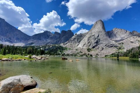 2022: Cirque of the Towers above Lonesome Lake, from "Gummy Bear Mike" AllTrails photo
