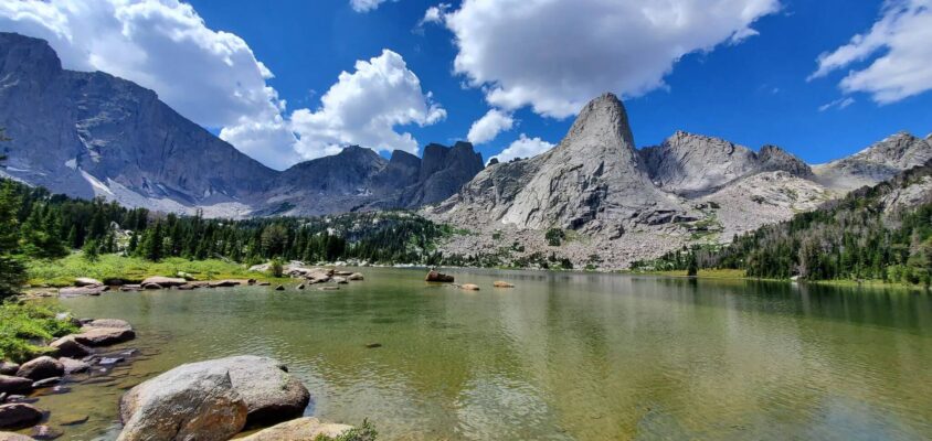 2022: Cirque of the Towers above Lonesome Lake, from "Gummy Bear Mike" AllTrails photo